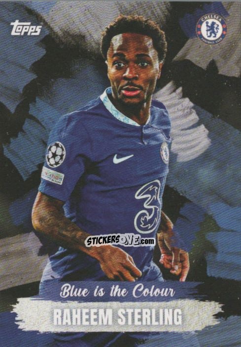 Cromo Raheem Sterling - Chelsea Team Set 2022-2023 n. 36 - Topps