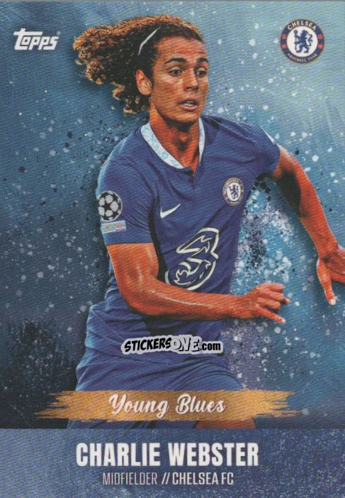 Figurina Charlie Webster - Chelsea Team Set 2022-2023 n. 39 - Topps