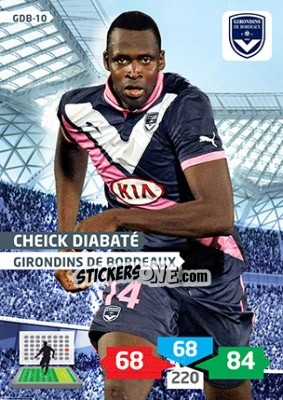 Cromo Cheick Diabaté - FOOT 2013-2014. Adrenalyn XL n. GDB-10 - Panini