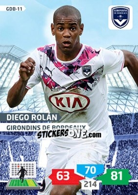 Cromo Diego Rolán - FOOT 2013-2014. Adrenalyn XL n. GDB-11 - Panini