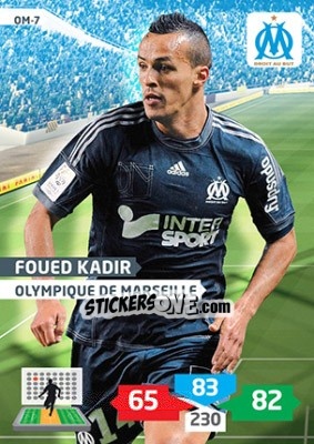 Figurina Foued Kadir - FOOT 2013-2014. Adrenalyn XL n. OM-7 - Panini