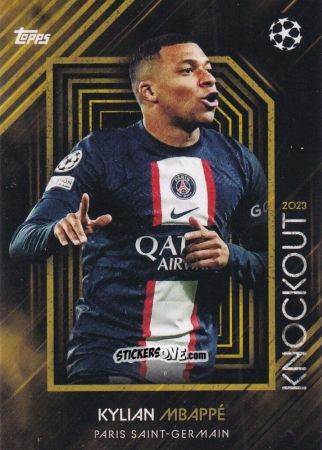 Sticker Kylian Mbappé - UEFA Champions League Knockout 2022-2023
 n. 43 - Topps