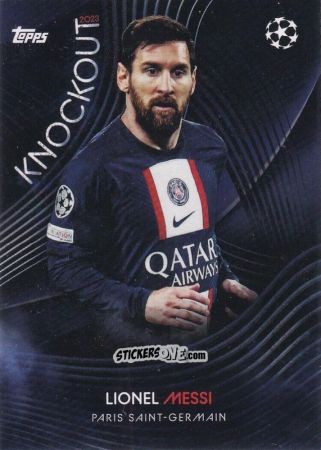 Cromo Lionel Messi - UEFA Champions League Knockout 2022-2023
 n. 19 - Topps