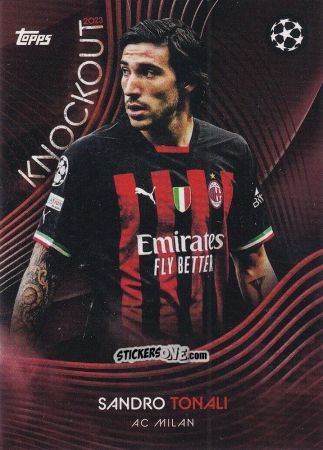 Sticker Sandro Tonali - UEFA Champions League Knockout 2022-2023
 n. 34 - Topps