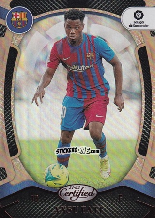 Sticker Ansu Fati - Chronicles Soccer 2021-2022
 n. LL153 - Panini
