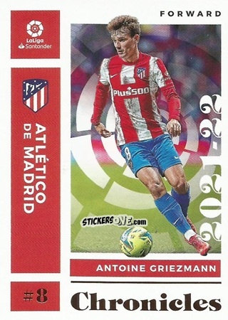 Sticker Antoine Griezmann - Chronicles Soccer 2021-2022
 n. LL3 - Panini