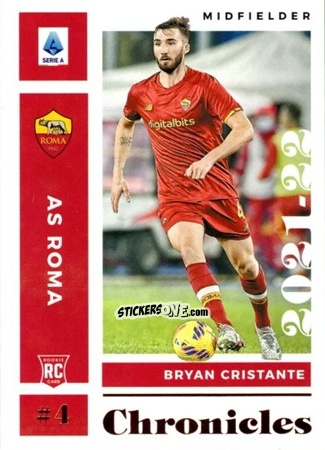 Figurina Bryan Cristante - Chronicles Soccer 2021-2022
 n. SA3 - Panini
