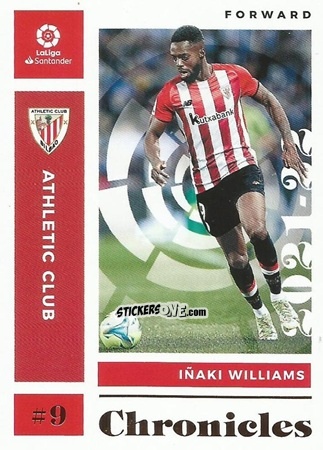 Figurina Inaki Williams - Chronicles Soccer 2021-2022
 n. LL1 - Panini