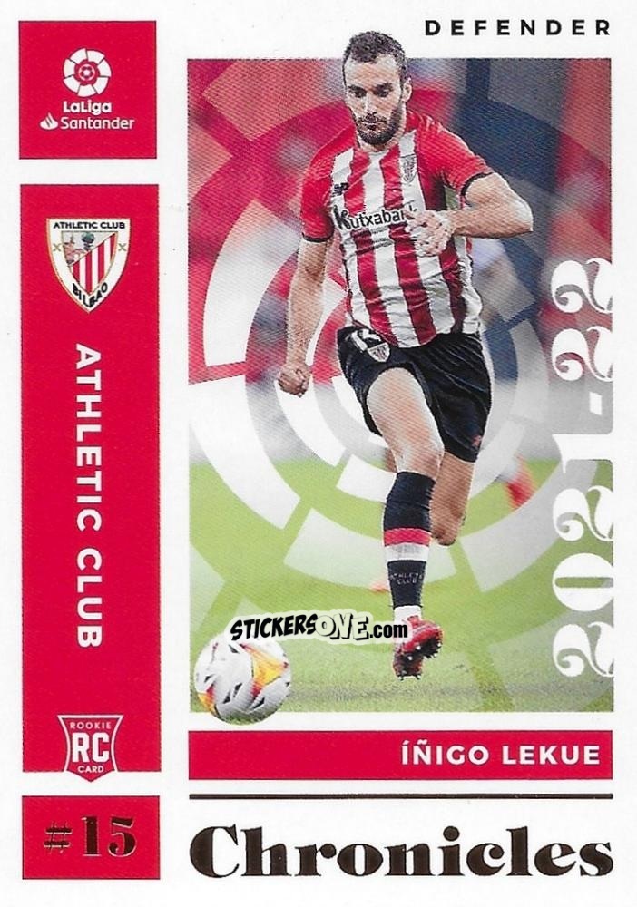 Figurina Inigo Lekue - Chronicles Soccer 2021-2022
 n. LL2 - Panini
