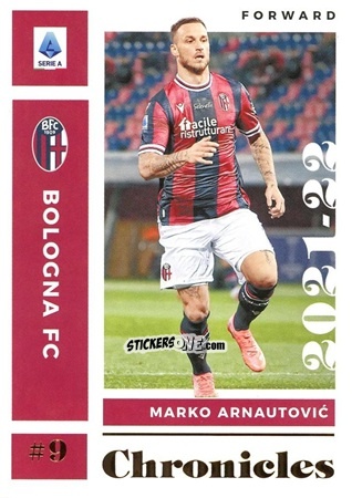 Cromo Marko Arnautovic - Chronicles Soccer 2021-2022
 n. SA7 - Panini