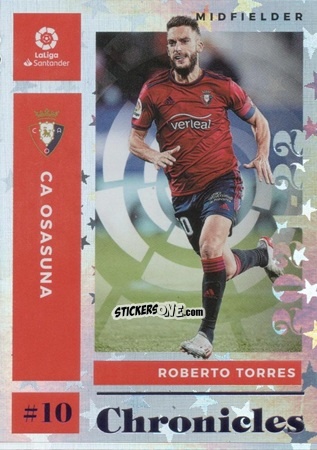 Figurina Roberto Torres - Chronicles Soccer 2021-2022
 n. LL5 - Panini