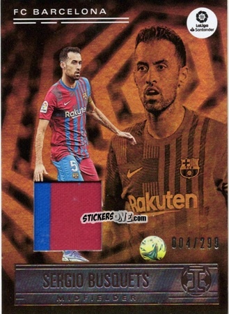 Sticker Sergio Busquets - Chronicles Soccer 2021-2022
 n. LL184 - Panini
