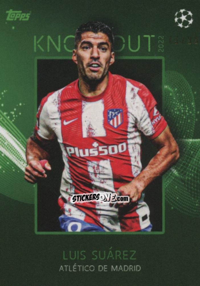 Sticker Luis Suarez - UEFA Champions League Knockout 2021-2022
 n. 25g - Topps