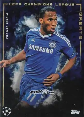 Cromo Didier Drogba - José Mourinho UEFA Club Competitions 2022
 n. 17 - Topps