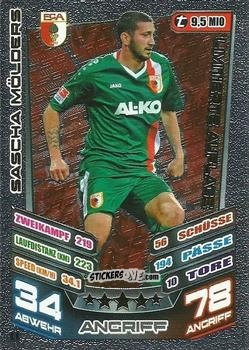 Cromo Sascha Mölders - German Fussball Bundesliga 2013-2014. Match Attax n. L1 - Topps