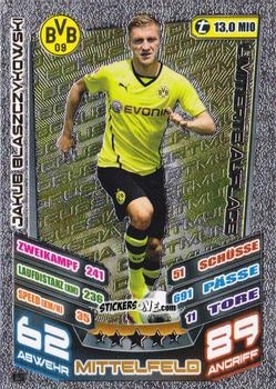 Figurina Jakub Blaszczykowski - German Fussball Bundesliga 2013-2014. Match Attax n. L5 - Topps