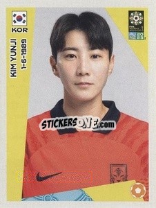 Figurina Kim Yun-ji - FIFA Women's World Cup Australia & New Zealand 2023
 n. 572 - Panini