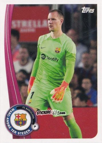 Figurina Marc-André ter Stegen - Fc Barcelona Fan Set 2022-2023 n. BA-1 - Topps