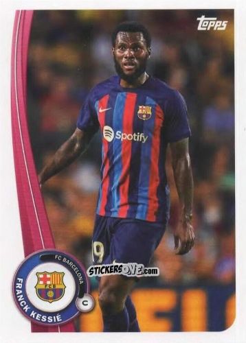 Figurina Franck Kessié - Fc Barcelona Fan Set 2022-2023 n. BA-6 - Topps