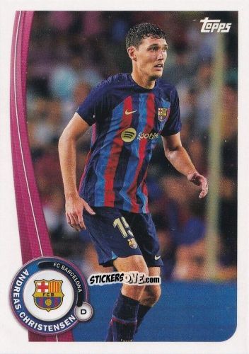 Cromo Andreas Christensen - Fc Barcelona Fan Set 2022-2023 n. BA-10 - Topps