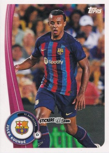Sticker Jules Koundé - Fc Barcelona Fan Set 2022-2023 n. BA-12 - Topps