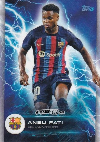 Sticker Ansu Fati - Fc Barcelona Fan Set 2022-2023 n. BAS-2 - Topps