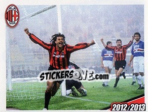 Cromo Gullit - A.C. Milan 2012-2013 n. 41 - Footprint