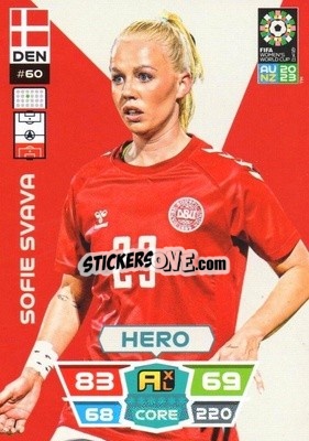 Sticker Sofie Svaja - FIFA Women's World Cup 2023. Adrenalyn XL
 n. 60 - Panini