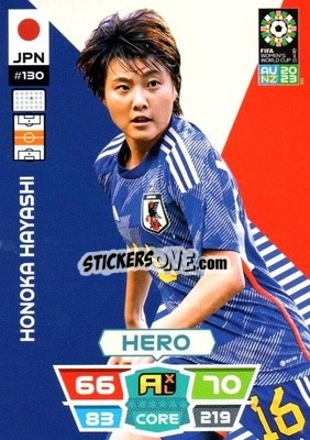 Cromo Honoka Hayashi - FIFA Women's World Cup 2023. Adrenalyn XL
 n. 130 - Panini