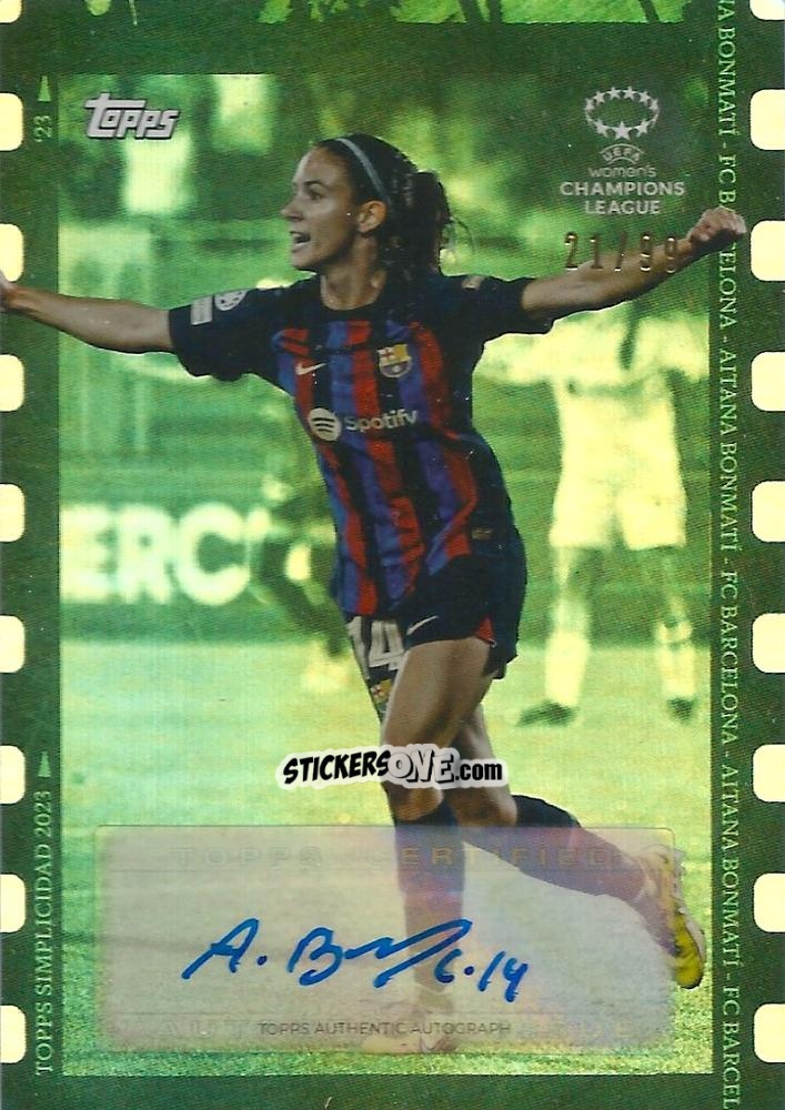 Figurina Aitana Bonmati - Simplicidad UEFA Club Competitions 2022-2023
 n. 44a-gr - Topps
