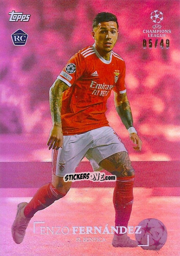 Cromo Enzo Fernandez - Simplicidad UEFA Club Competitions 2022-2023
 n. 8pi - Topps