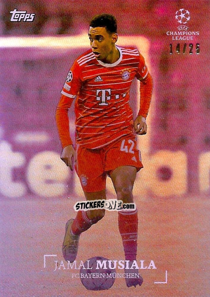 Cromo Jamal Musiala - Simplicidad UEFA Club Competitions 2022-2023
 n. 18pu - Topps