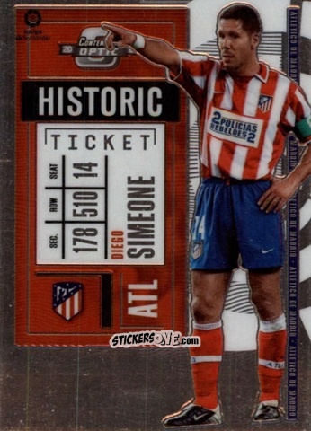 Sticker Diego Simeone - Chronicles Soccer 2020-2021
 n. LLHTA1 - Topps