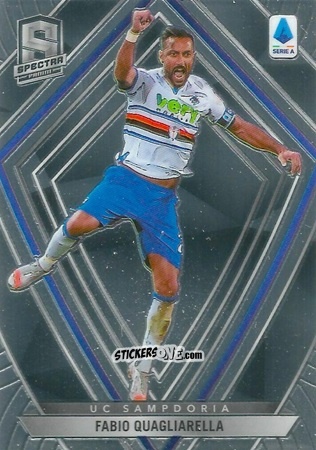 Figurina Fabio Quagliarella - Chronicles Soccer 2020-2021
 n. SASP3 - Topps