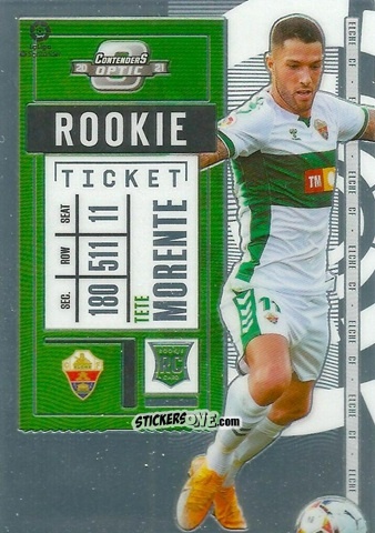 Sticker Tete Morente - Chronicles Soccer 2020-2021
 n. LLRT3 - Topps