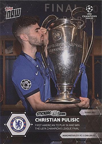 Cromo Christian Pulisic - Now Uefa Champions League 2020-2021 n. 86 - Topps