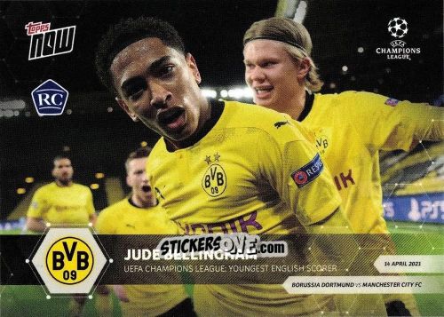 Cromo Jude Bellingham - Now Uefa Champions League 2020-2021 n. 65 - Topps