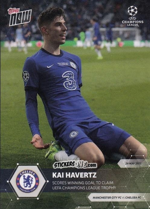 Figurina Kai Havertz - Now Uefa Champions League 2020-2021 n. 78 - Topps