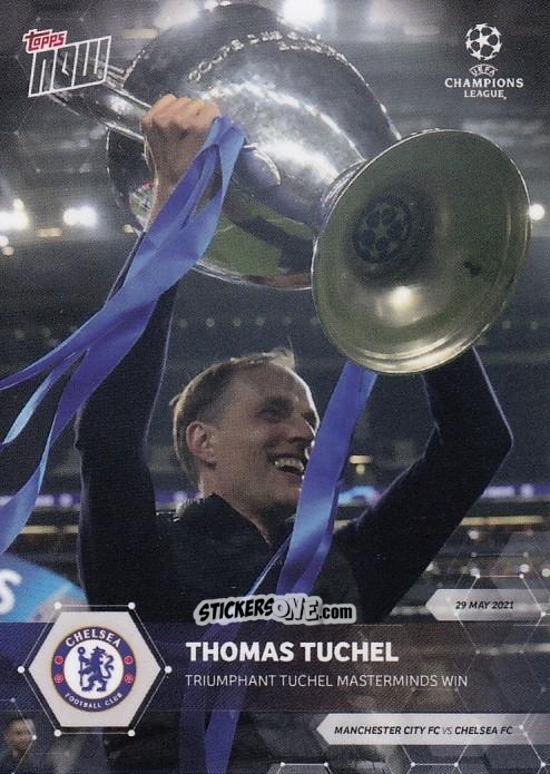 Sticker Thomas Tuchel - Now Uefa Champions League 2020-2021 n. 80 - Topps