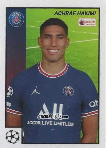 Figurina Achraf Hakimi - Heritage 97 UEFA Champions League 2021-2022
 n. 6 - Topps