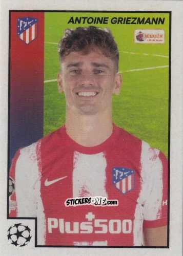 Sticker Antoine Griezmann - Heritage 97 UEFA Champions League 2021-2022
 n. 58 - Topps