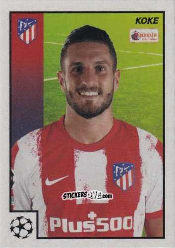 Cromo Koke - Heritage 97 UEFA Champions League 2021-2022
 n. 57 - Topps