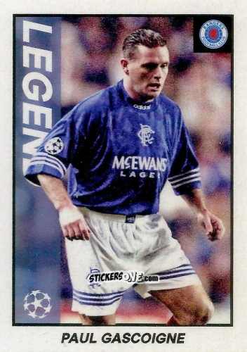 Sticker Paul Gascoigne - Heritage 97 UEFA Champions League 2021-2022
 n. 150 - Topps