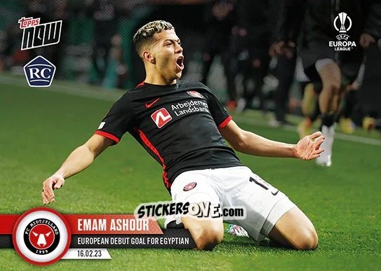 Sticker Emam Ashour - Now Uefa Europa League & Uefa Europa Conference League 2022-2023 n. 29 - Topps