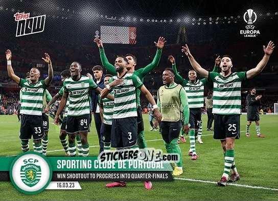 Cromo Sporting CP - Now Uefa Europa League & Uefa Europa Conference League 2022-2023 n. 35 - Topps