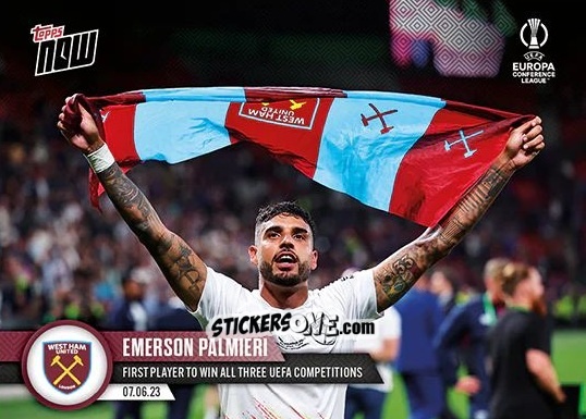 Sticker Emerson Palmieri - Now Uefa Europa League & Uefa Europa Conference League 2022-2023 n. 58 - Topps