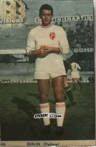 Sticker Eliseo Zerlin - I Calciatori di Serie A 1959-1960 Album N.1
 n. 193 - S.E.S.S.
