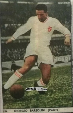 Cromo Giorgio Barbolini - I Calciatori di Serie A 1959-1960 Album N.1
 n. 194 - S.E.S.S.
