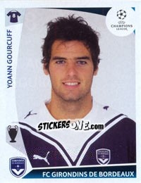 Sticker Yoann Gourcuff - UEFA Champions League 2009-2010 n. 48 - Panini