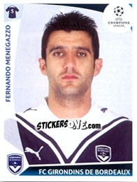 Figurina Fernando Menegazzo - UEFA Champions League 2009-2010 n. 50 - Panini